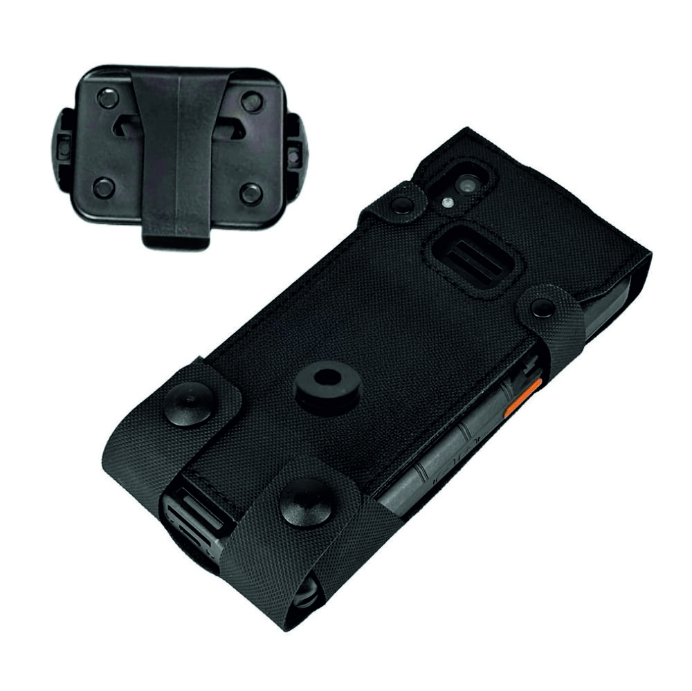 Point Mobile PM84 Case – Diamond Hybrid Material – 360° Belt Clip + Hip Belt