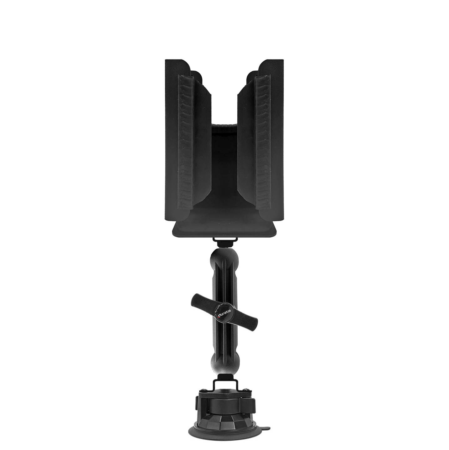 Dura Arms Mount – Regular suction cup – Balls 1" – 12 cm Arms + Steel Data Capture Mount – Size L